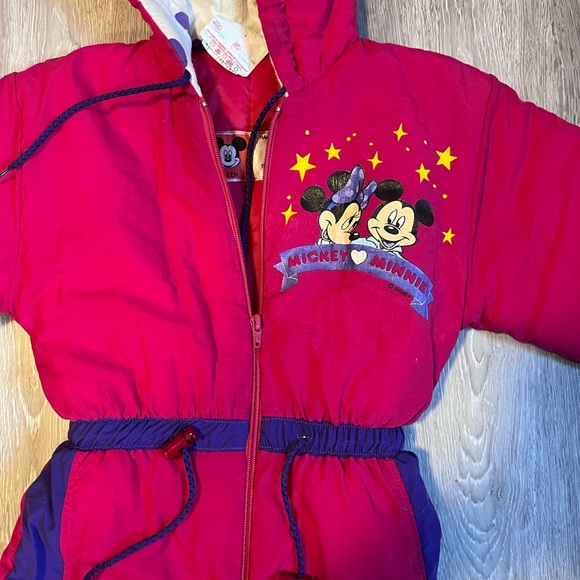 Vintage Mickey and Minnie Full Body Snow/Ski Suit | 6 years - Picture 2 of 4